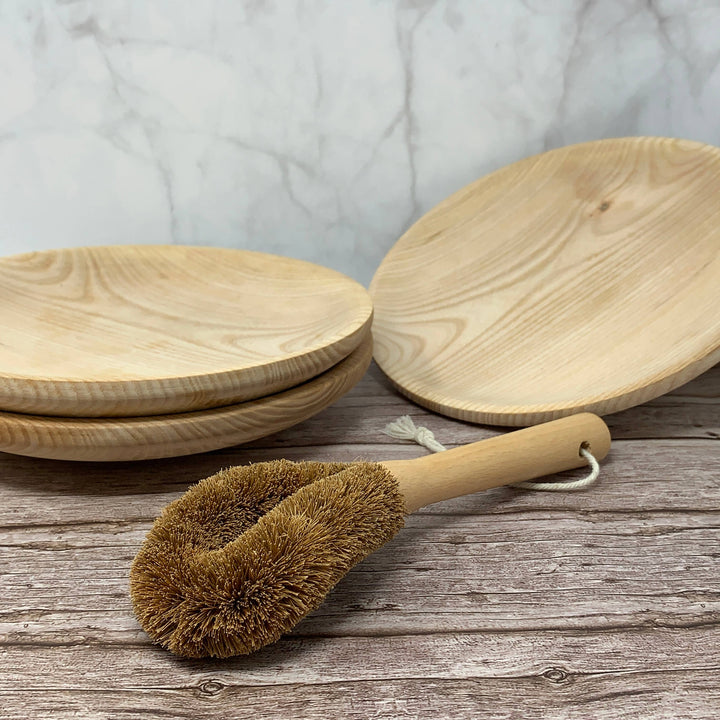 Round Coconut Dish Brush Pots And Pans
