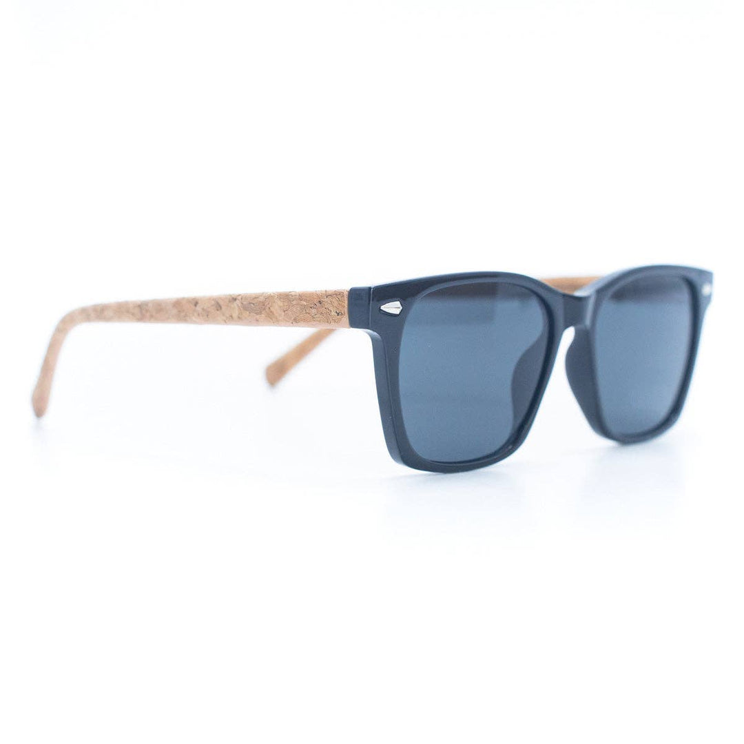 Mens Cork Sunglasses with UV Protection