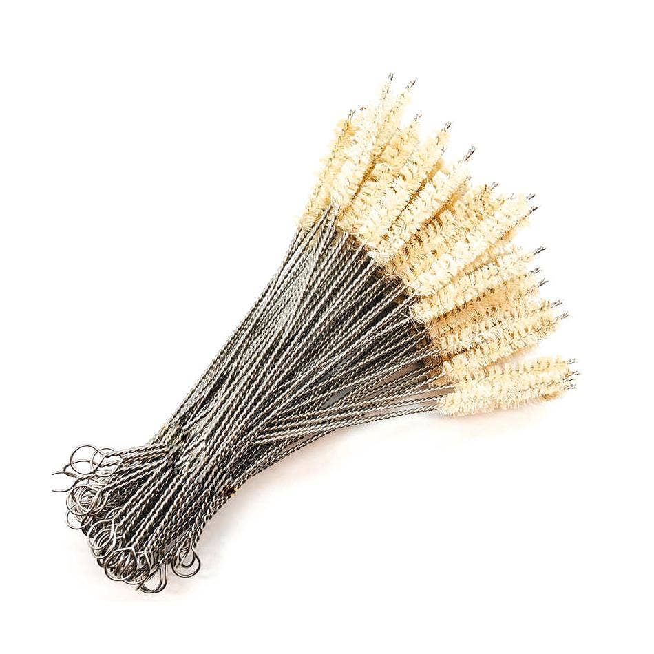 Straw Cleaning Brushes - Natural Coconut Fibre