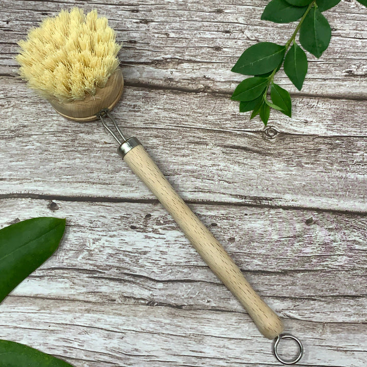Wooden Dish Brush with Removable Head: Wooden Brush