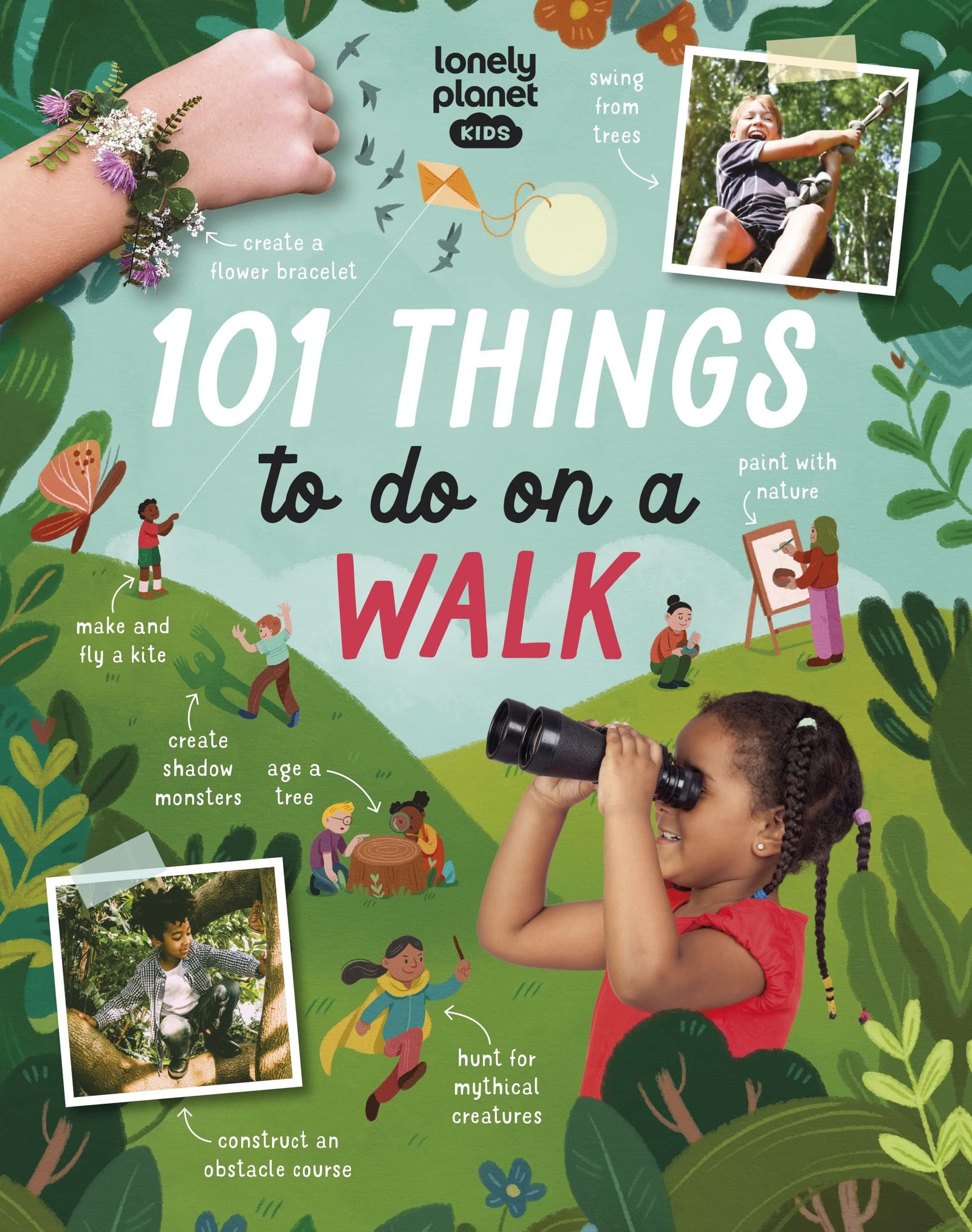A fun, practical, creative book filled with things to do while on trips out in nature, whether local or not-so-local. Crafts and activities include bird-spotting, bark rubbing, macro insect photography, playing Pooh sticks, identifying wildlife and building a den