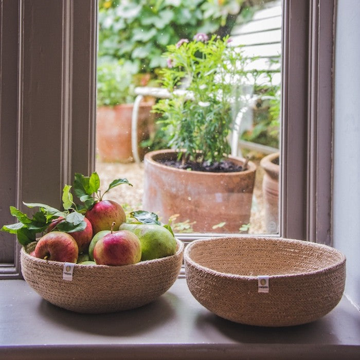 Large Natural Jute Bowl