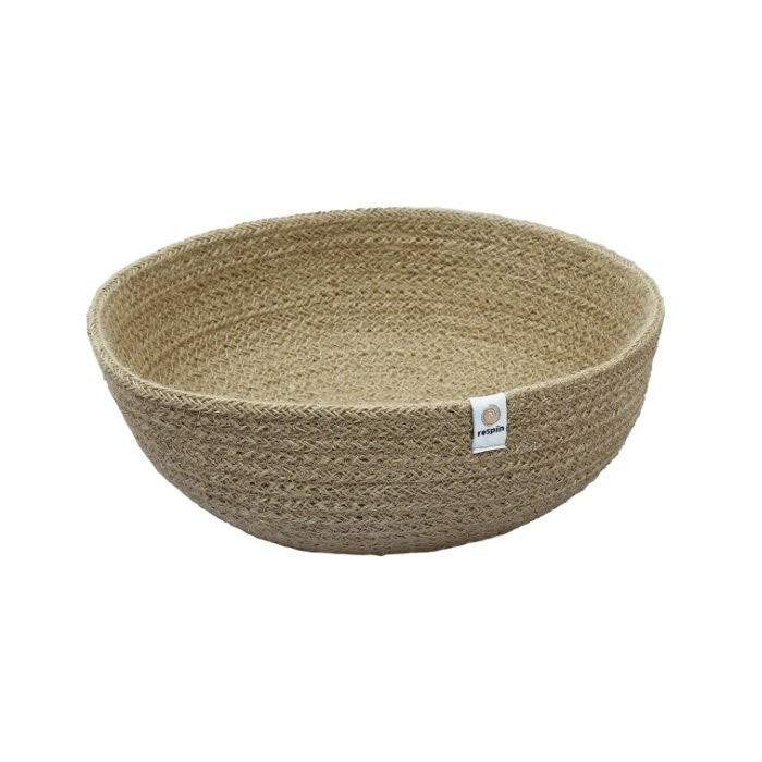 Large Natural Jute Bowl