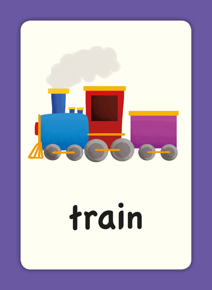 Baby & toddler flash card set double sided.