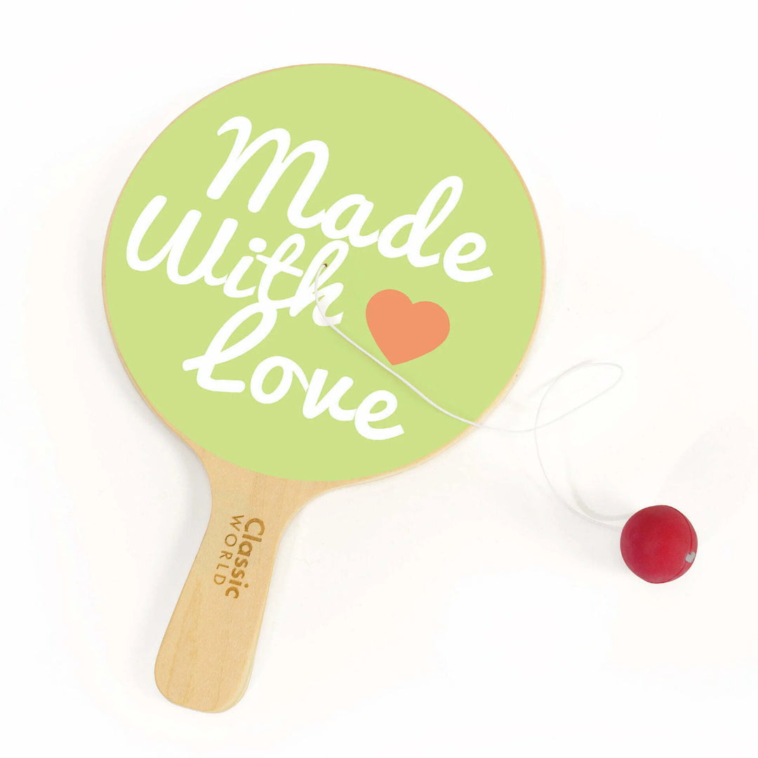 Wooden Paddle Ball - Classic World