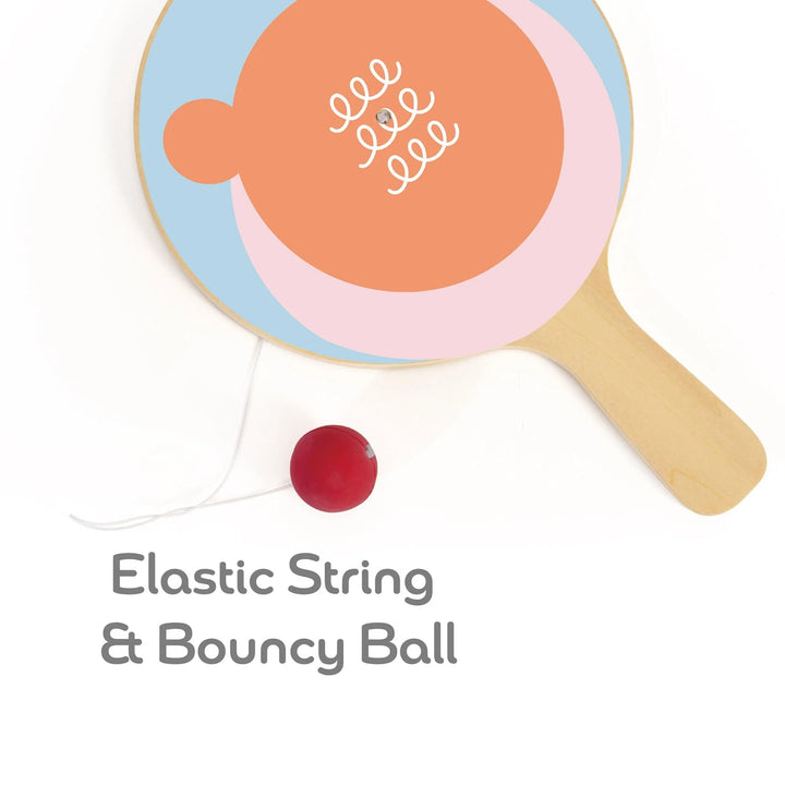 Wooden Paddle Ball - Classic World