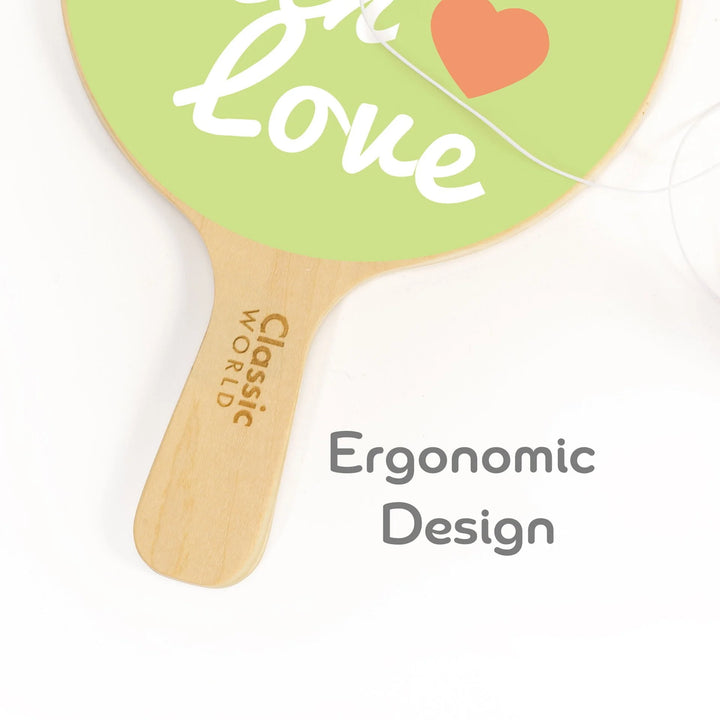 Wooden Paddle Ball - Classic World
