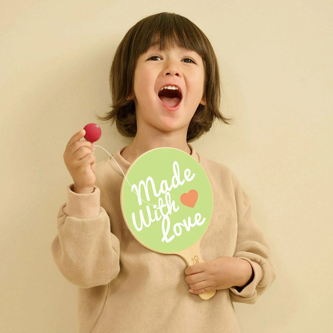 Wooden Paddle Ball - Classic World