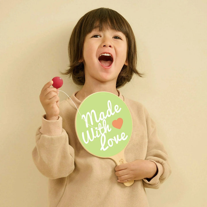 Wooden Paddle Ball - Classic World