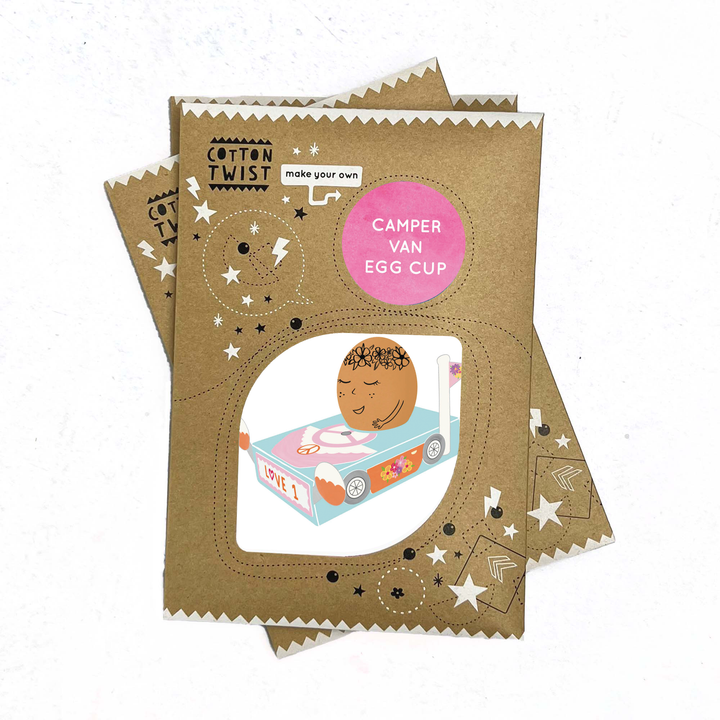 Children's Cotton Twist Egg Matchbox Camper Van