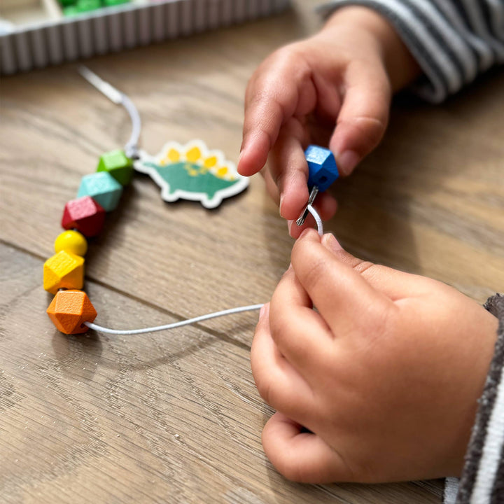 The Allsorts Keyring making kit is a wonderful plastic free activity. It offers a selection of wooden fobs to include a dinosaur, monster, fish, planet &; a car, allowing children to create 5 keyrings. The kit also comes with rainbow coloured spacer & geometric beads to complement the showpiece beads for vibrant accessories! In a bid to banish plastic tat from our homes, all Cotton Twist products are lovingly made by hand and all components are as good as we can possibly make them.
