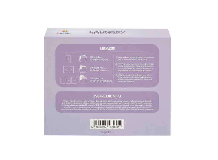 Lavender laundry sheets