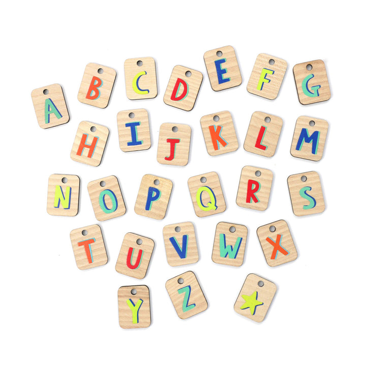 Make Your Own Wooden Letter Keyring