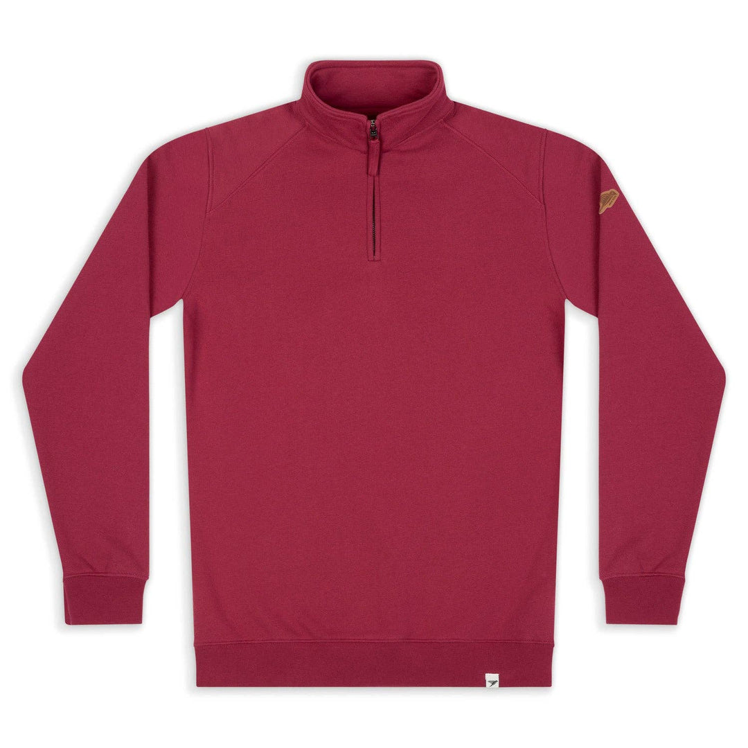 Mens Beaujolais Nevis Organic Cotton Quarter Zip