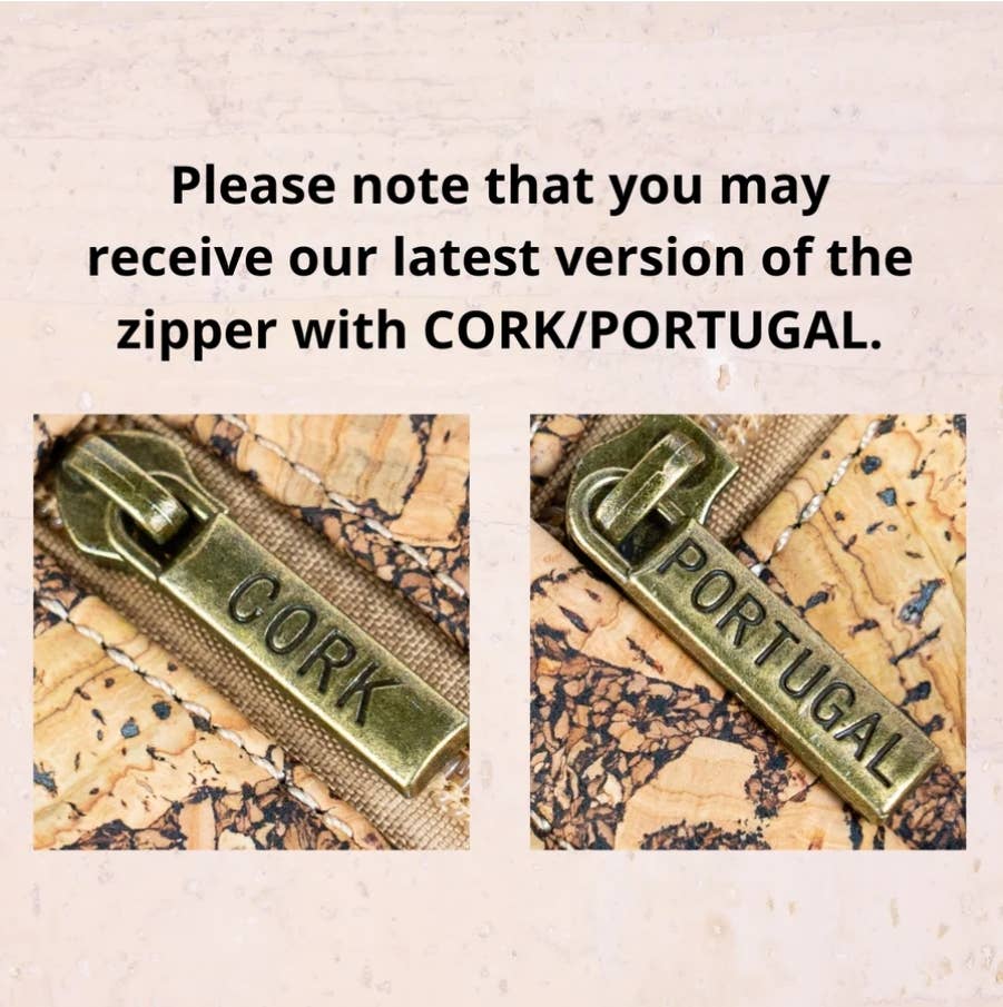 Natural cork bag made in Portugal
