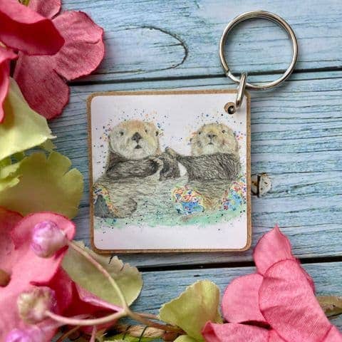 Otters Eco Friendly Keyring
