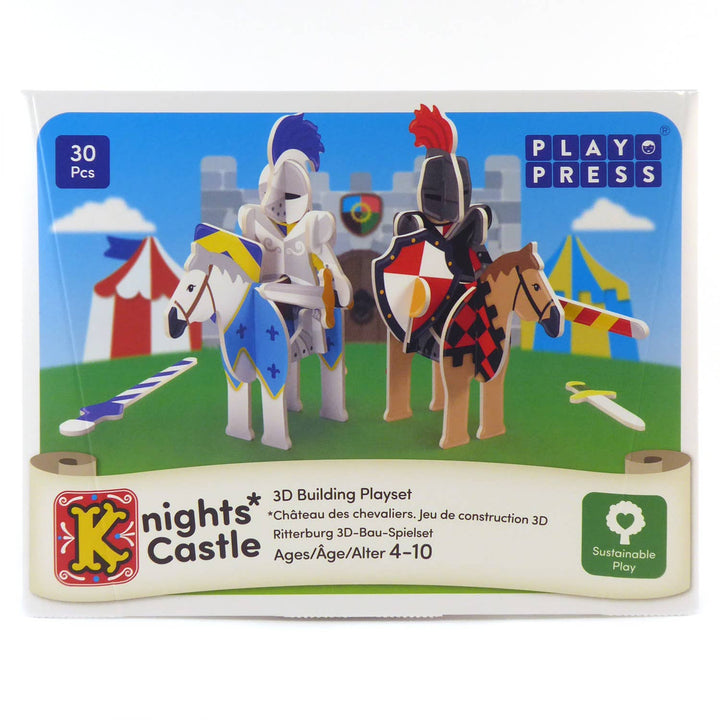 Press play Knights Pop-out castle set