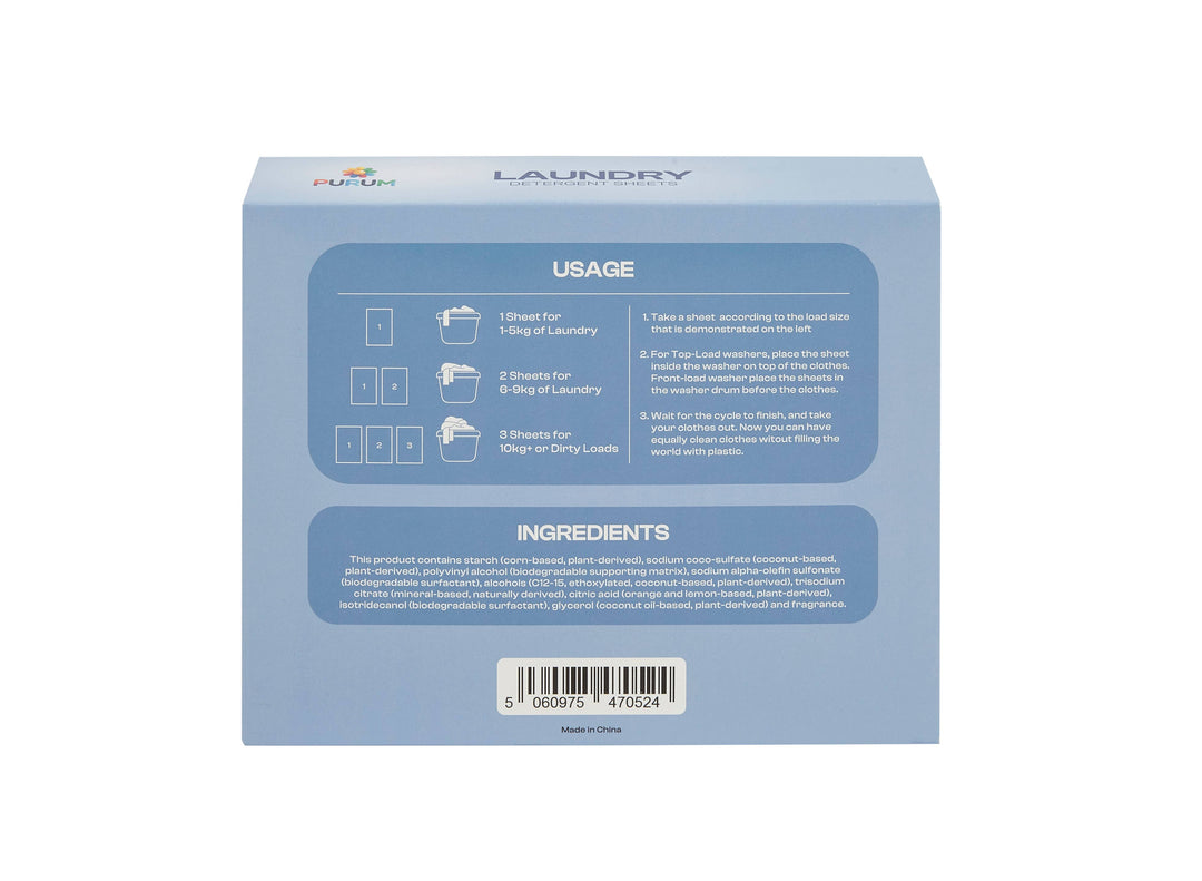 Purum Eco Laundry Sheets - Ocean Breeze