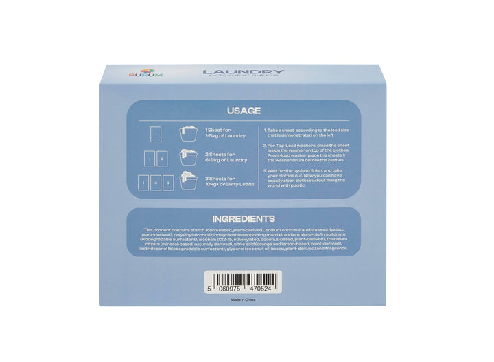 Purum Eco Laundry Sheets - Ocean Breeze