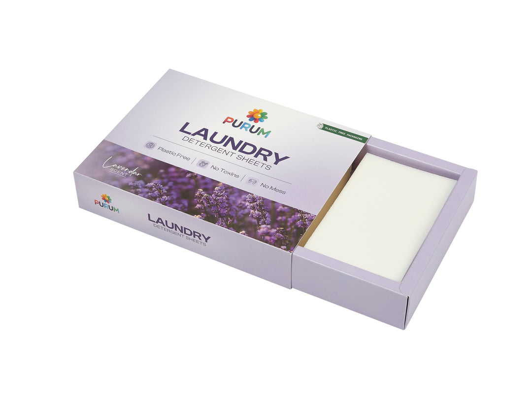 Purum eco-friendly lavender laundry sheets
