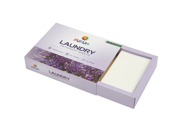 Purum eco-friendly lavender laundry sheets