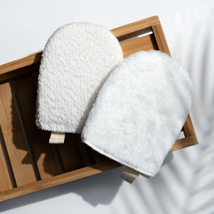 Organic cotton Cleansing Face Mitts