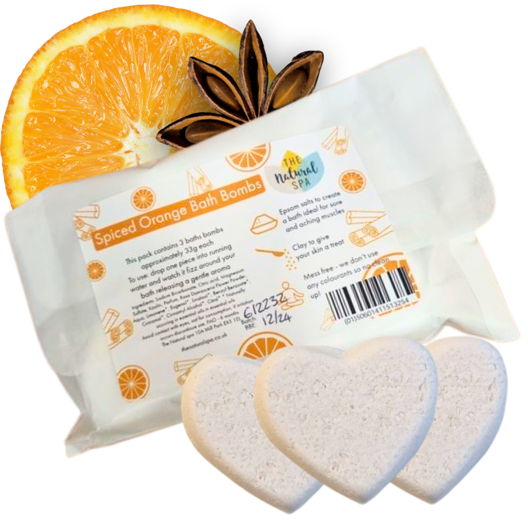 Spiced orange Bath Bombs by Natural Spa