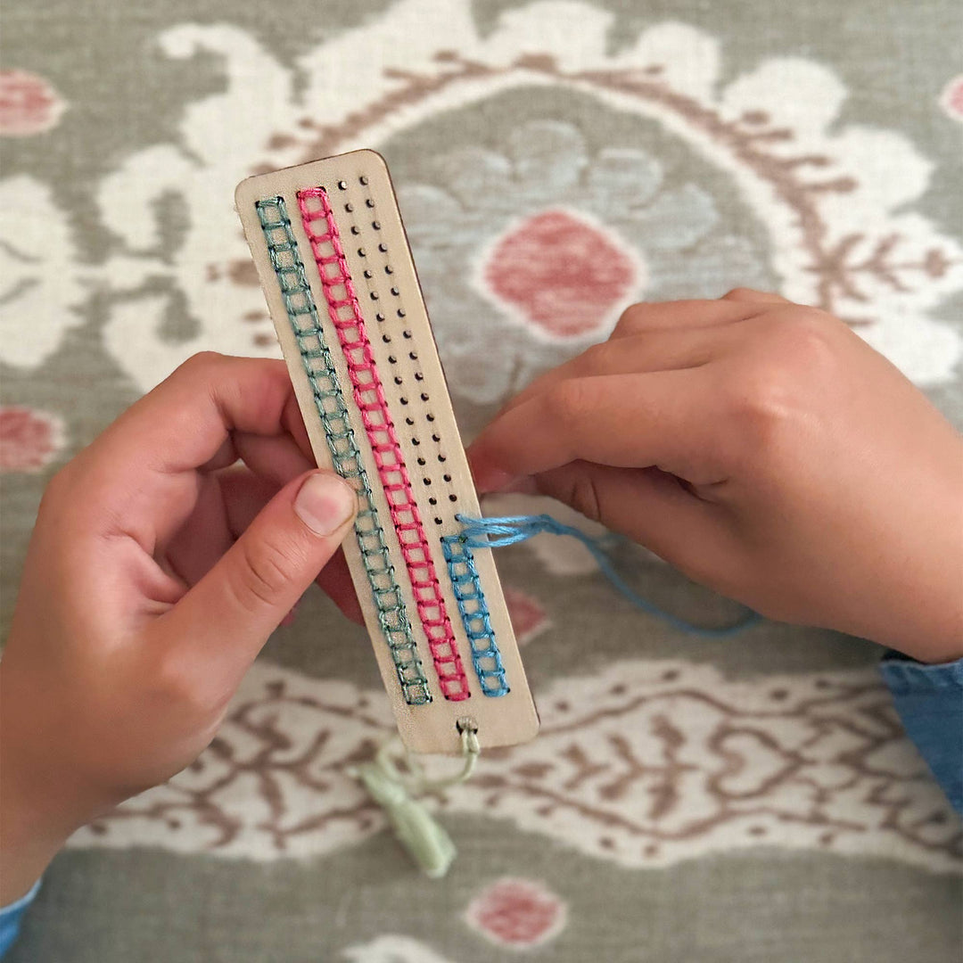 Stitched Bookmark Kit for kids