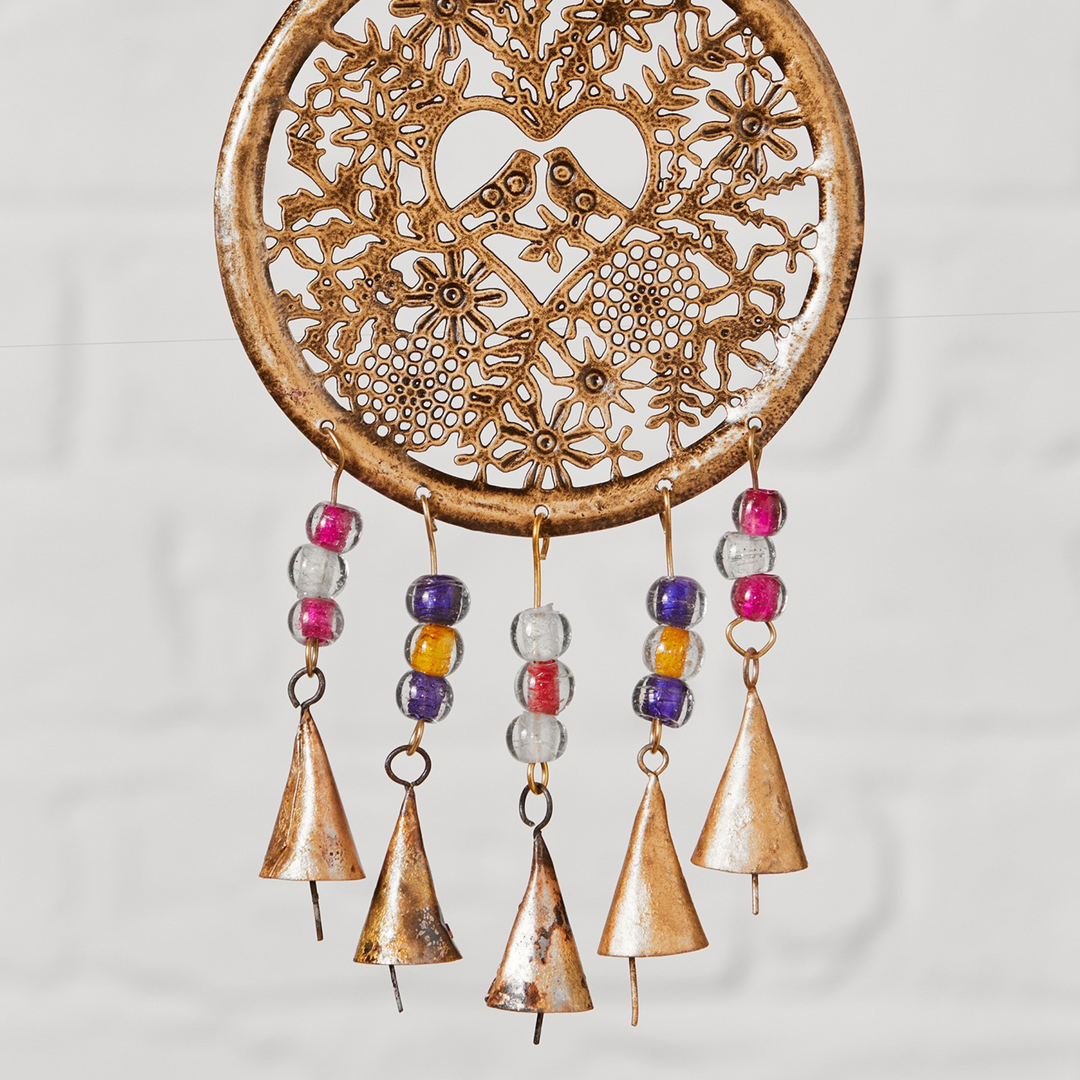 Tree of Life with Love Birds Windchime