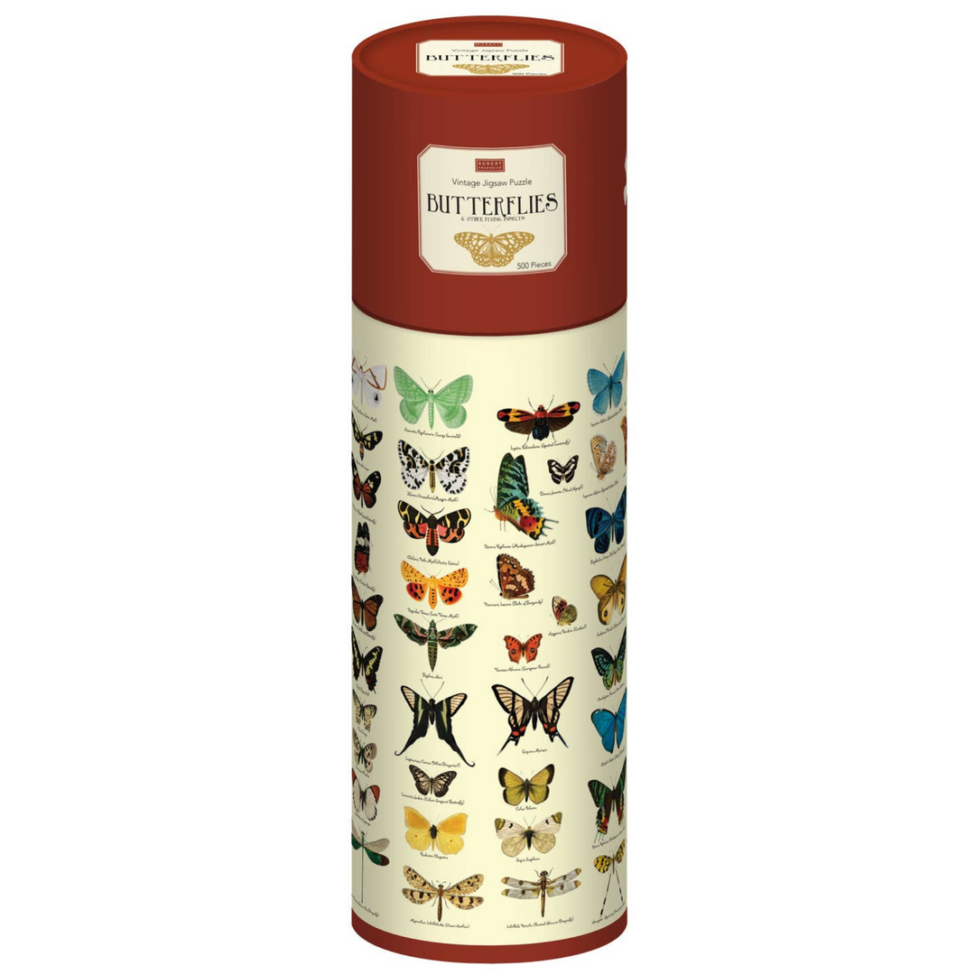500 Piece Jigsaw in a Tube - Butterflies