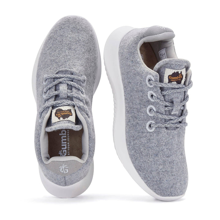 Gumbies Womens Woolfit Sneakers - Granite