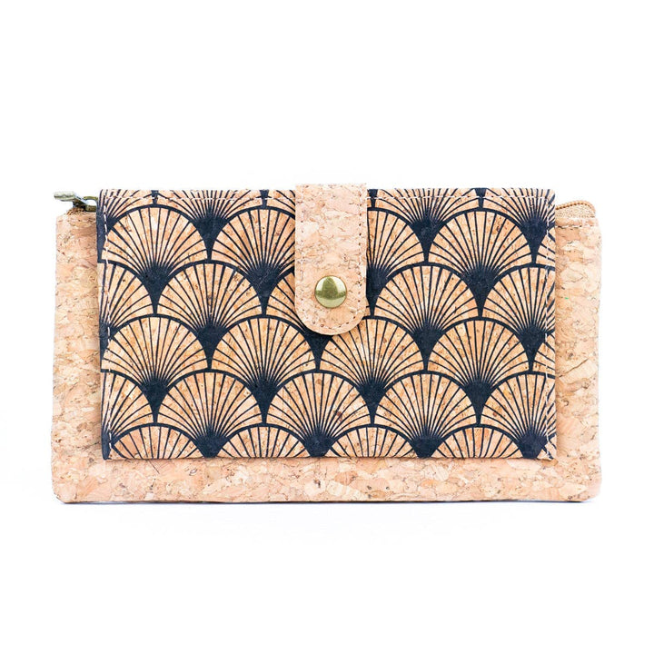Womens Sleek Vegan Cork purse