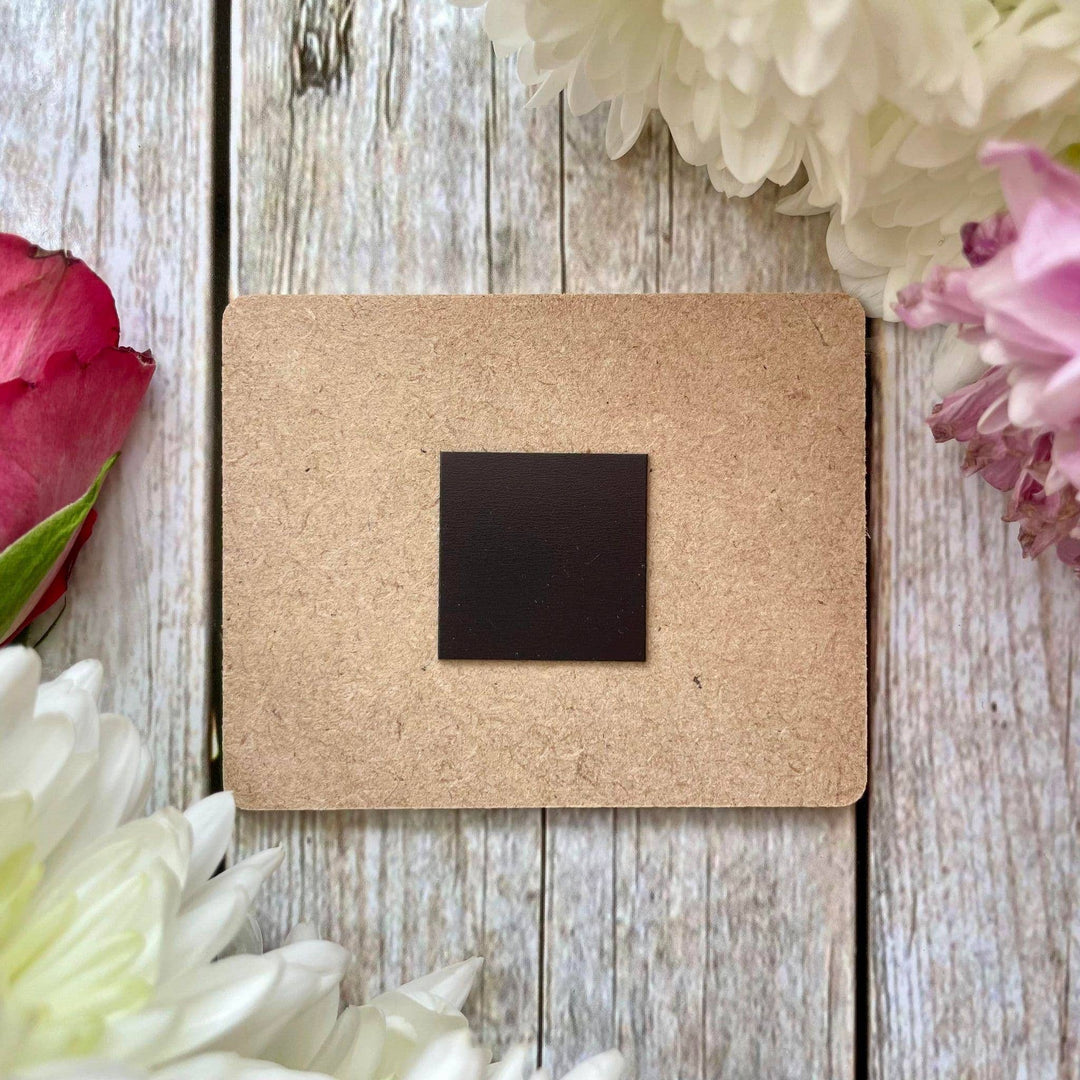 Wooden refrigerator magnet