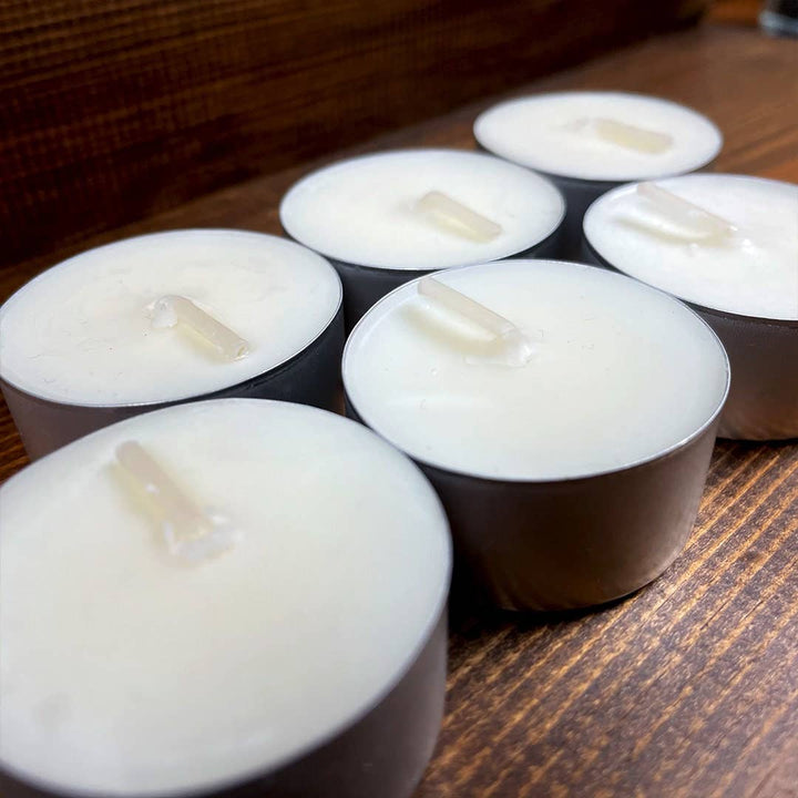 Juniper and Orange Blossom Tea Lights | Rapeseed & Coconut