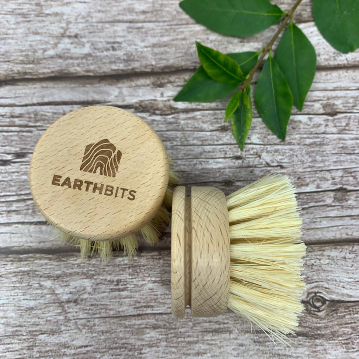 Wooden Dish Brush with Removable Head: Wooden Brush