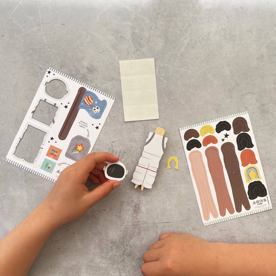 Make Your Own Astronaut Peg Doll - Eco Baby Box