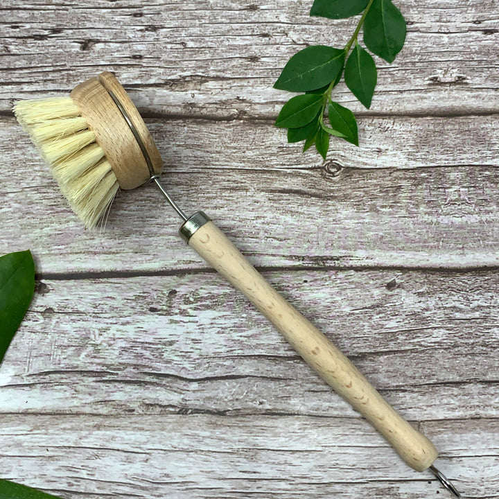 Wooden Dish Brush with Removable Head: Wooden Brush