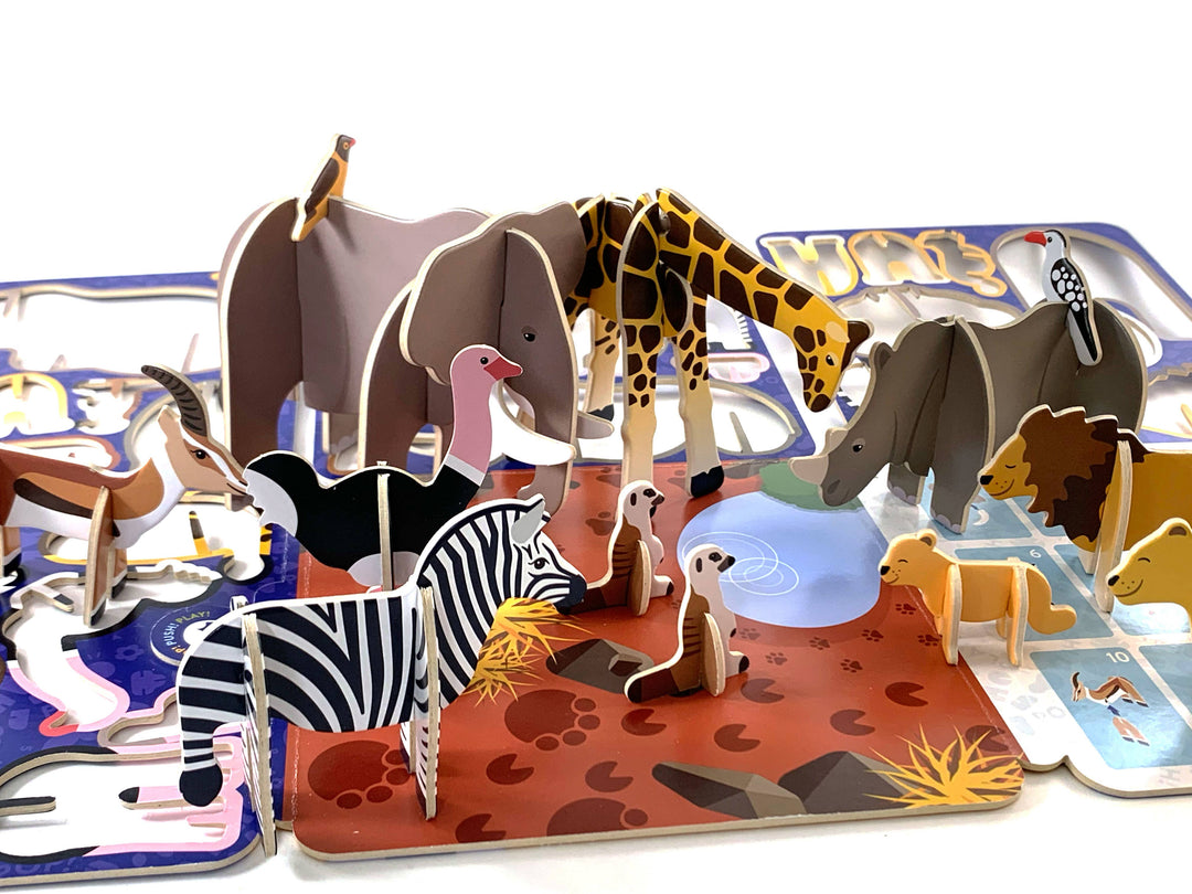 Savannah Animals Playset - Eco Baby Box