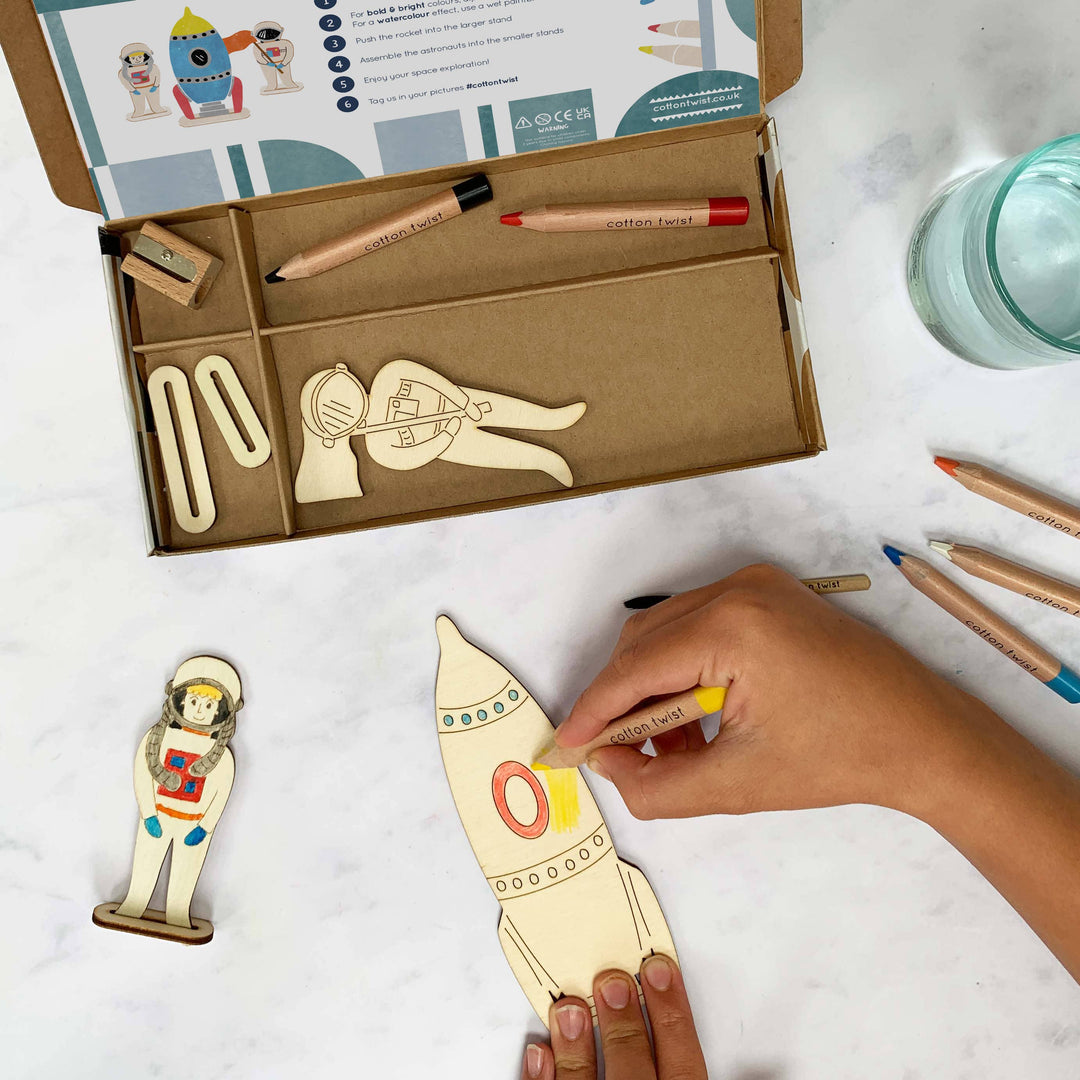 Make Your Own Space Scene Activity Kit - Eco Baby Box