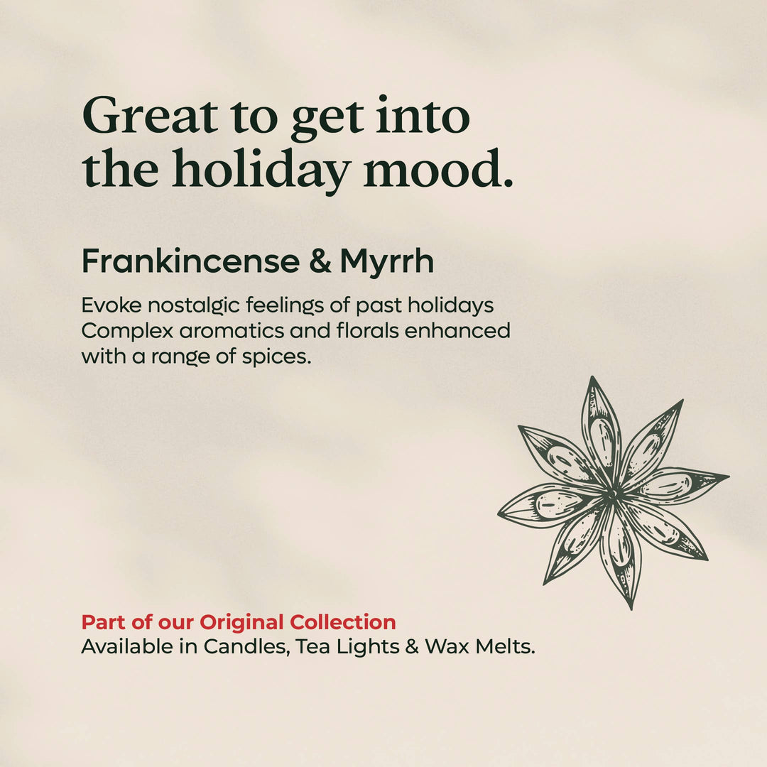 Frankincense & Myrrh Wax Melts | Rapeseed & Coconut Wax