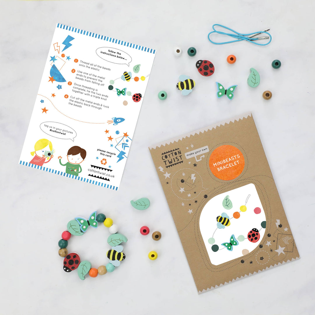 Make Your Own Minibeast Bracelet - Eco Baby Box