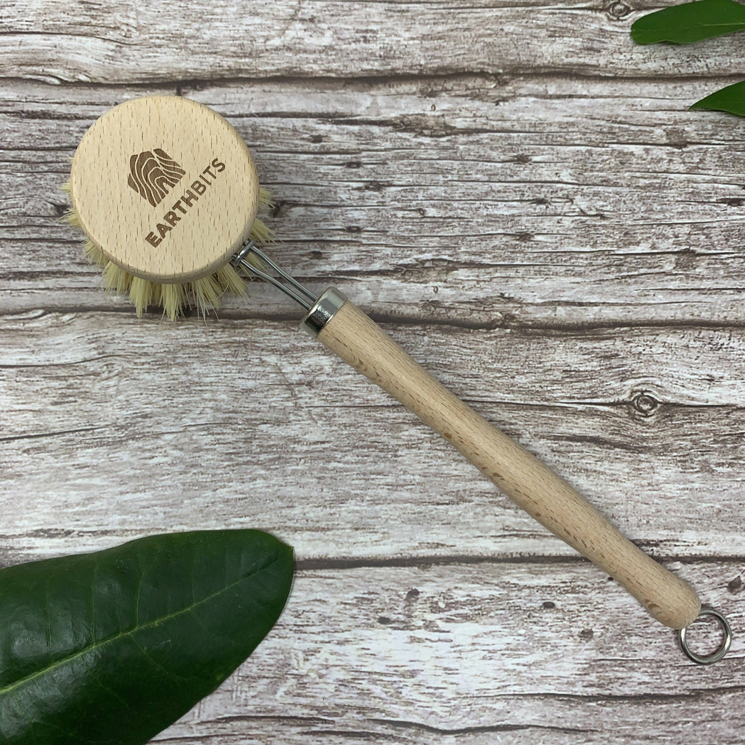 Wooden Dish Brush with Removable Head: Wooden Brush