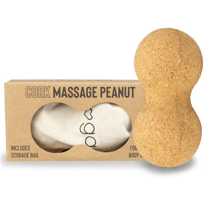 Cork massage peanut can be used across and long ways on most parts of the body. Perfect for self massage, the cork peanut reaches areas you cant reach.