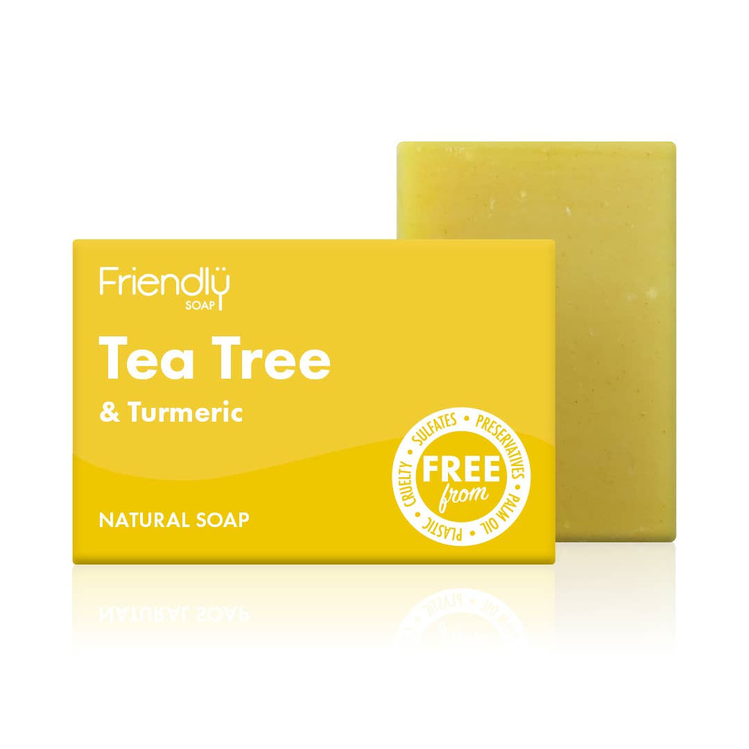 Natural Tea Tree & Turmeric Soap Bar - The Eco Boutique