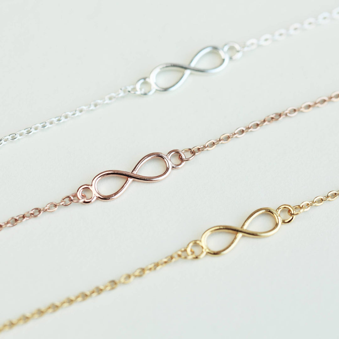 Infinite Love Bracelet: (Gold/ Silver/ rose gold)