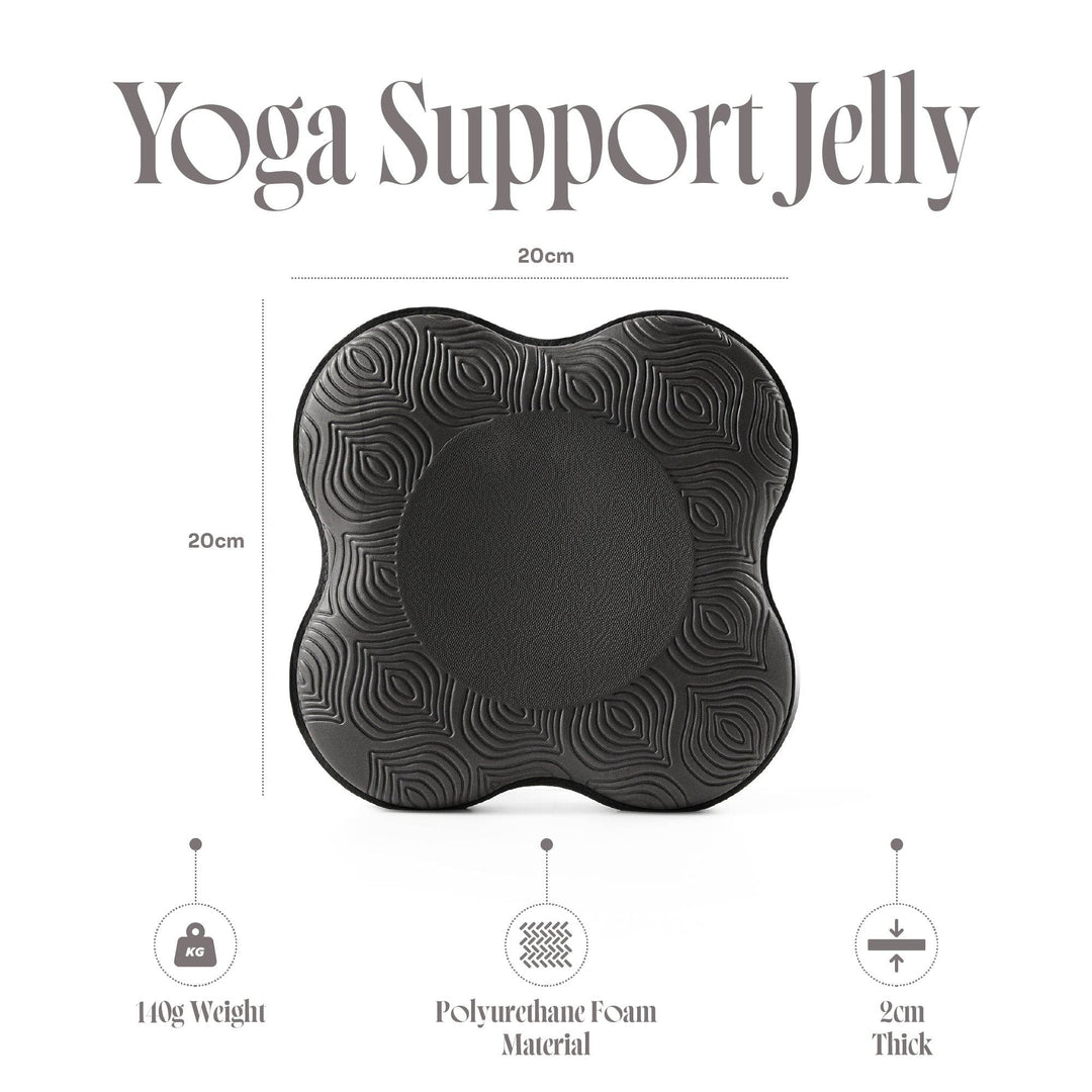 Black Yoga Support Jellies – 2 Pack