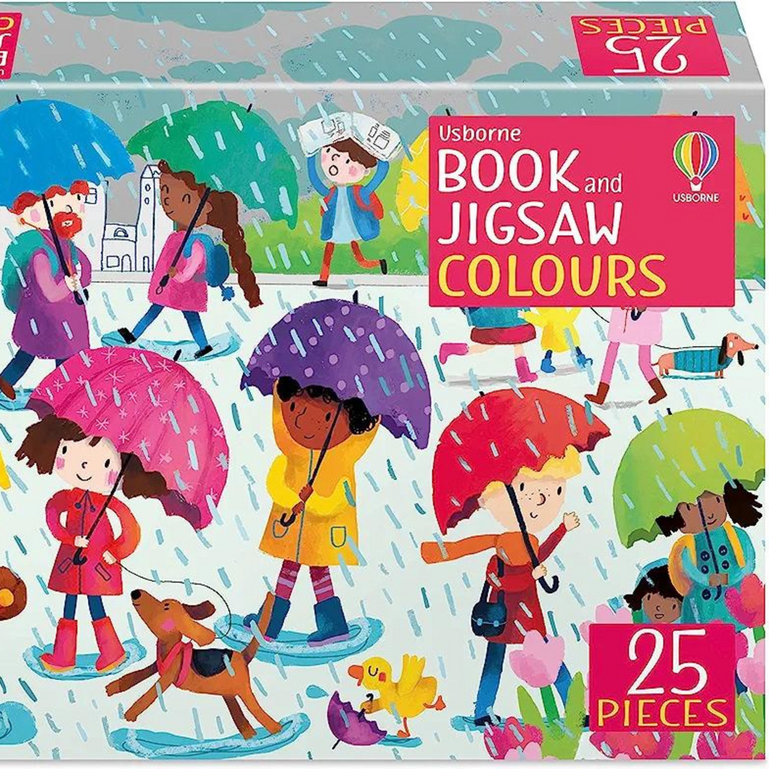 Colours Book & Jigsaw (Usborne)