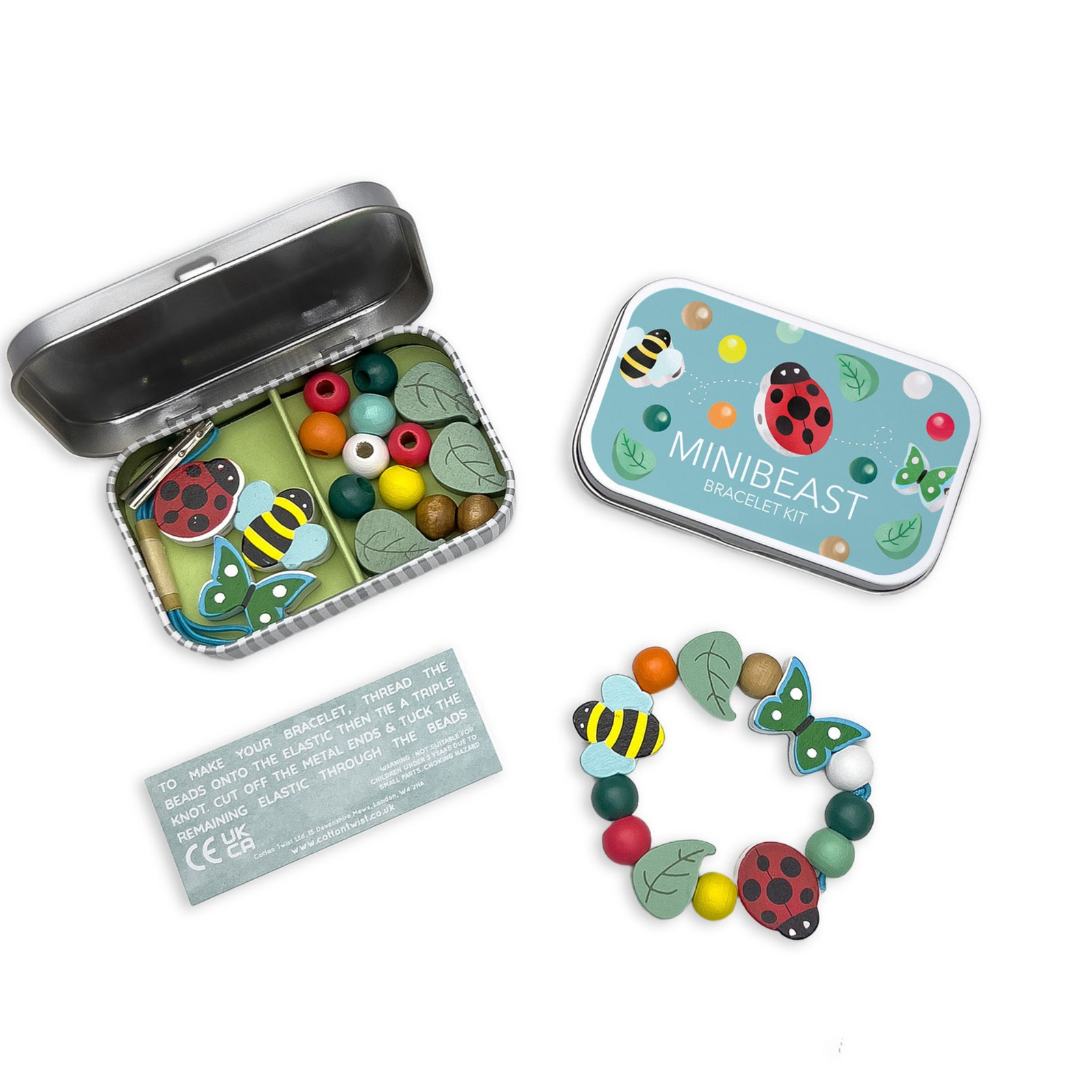Minibeast Bracelet Kit Gift Tin - Eco Baby Box