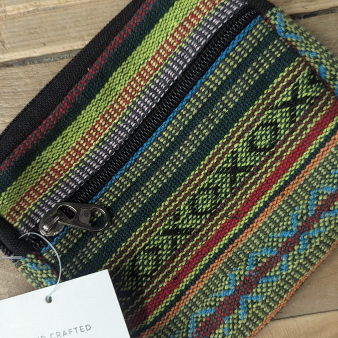 Nepali Stripe Zip Purse (3 colour choices)