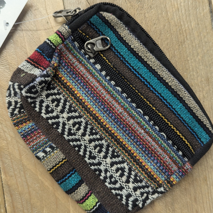 Nepali Stripe Zip Purse (3 colour choices)